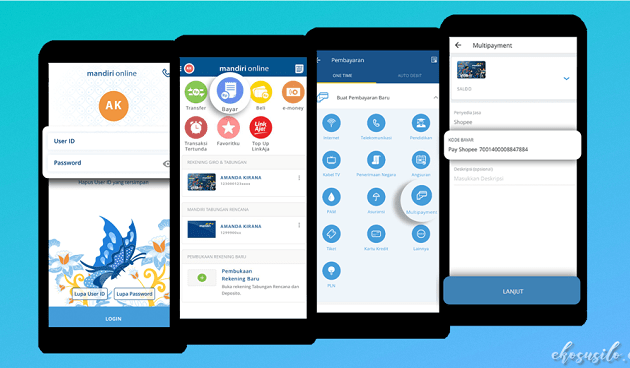 multipayment mandiri online