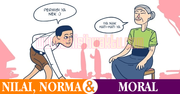 perbedaan nilai, norma dan moral