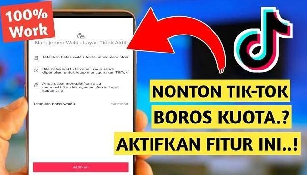 solusi tiktok boros kuota